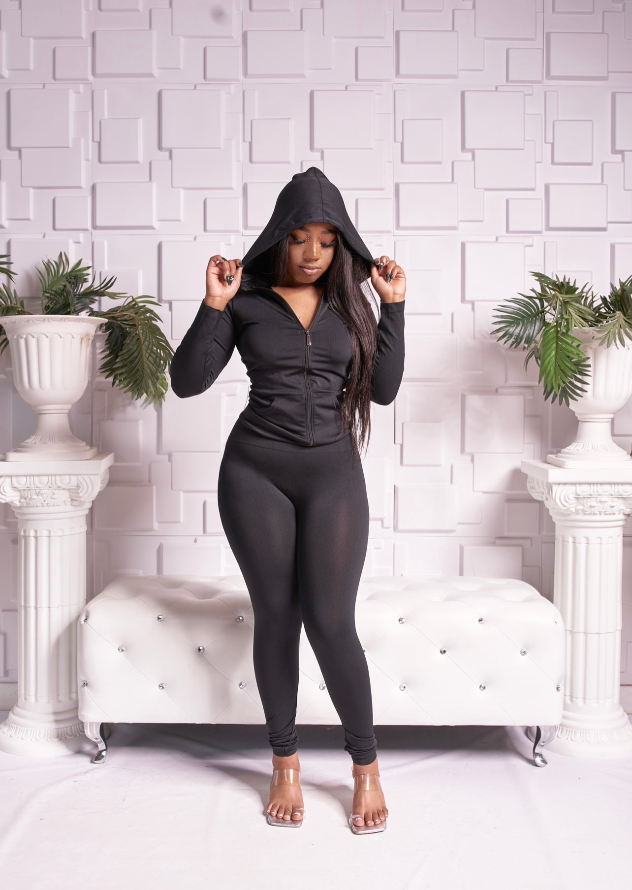 Tights and hoodie clearance set