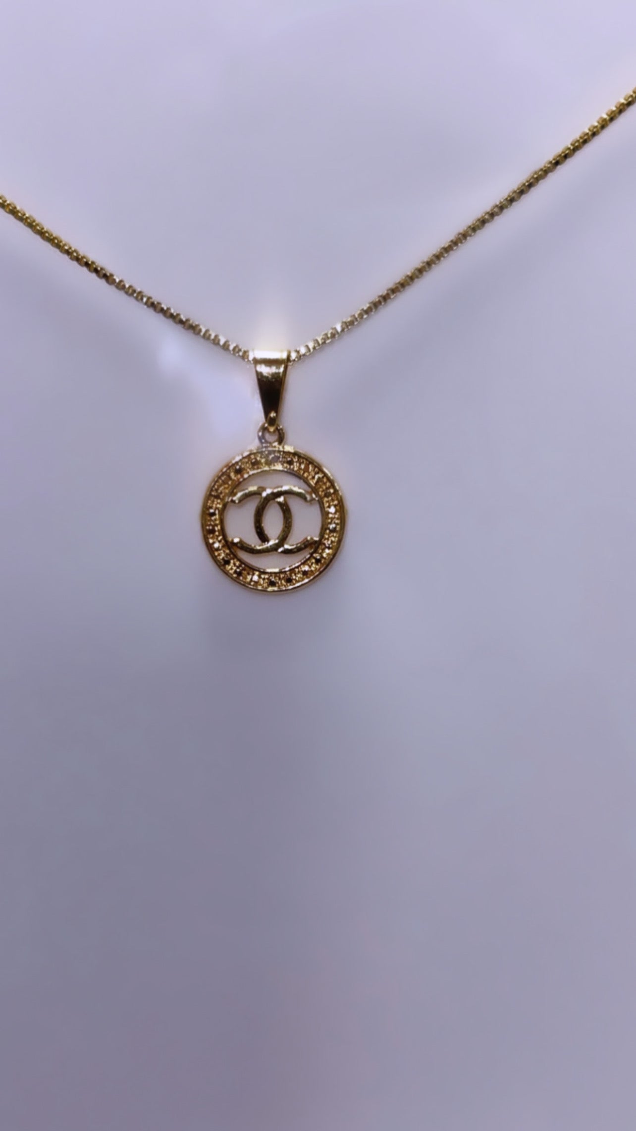 Chanel Circle Necklace